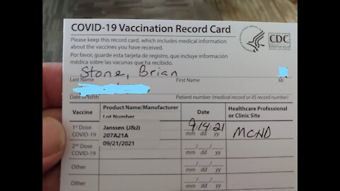 VACCINE DAY!!! ...and the CHLORINE DIOXIDE protection protocol