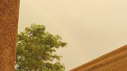 Rain And Rainbow In Albuquerque!