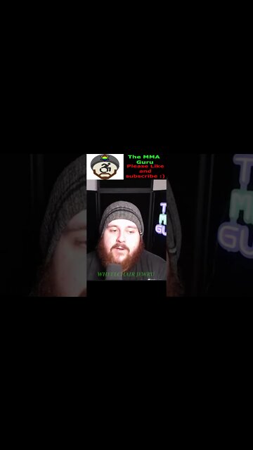 MMA Guru - JCS Criminal Psychology impression - Big ups Jim Can't Swim.