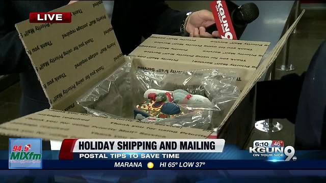 Postal service provides holiday shipping tips