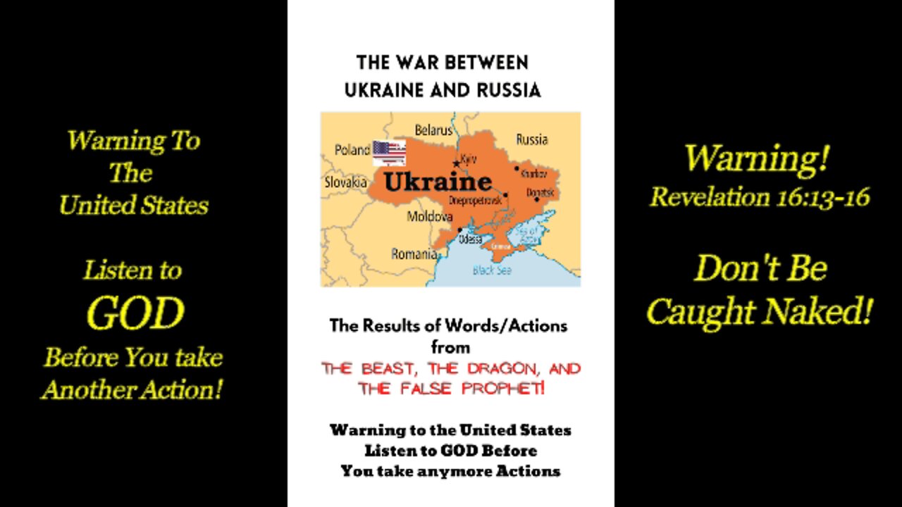 The War Between Ukraine and Russia - How to Prevent a Nuclear War! A Word from GOD!