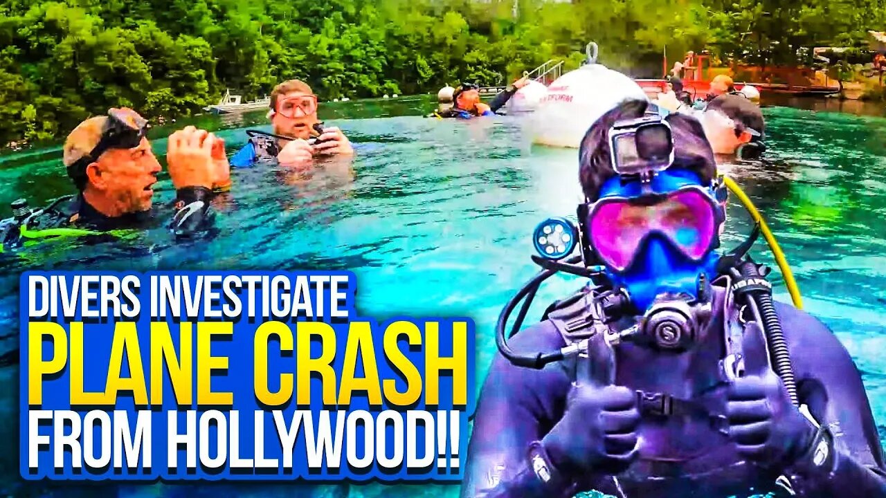 Divers Investigate HOLLYWOOD Plane CRASH!!