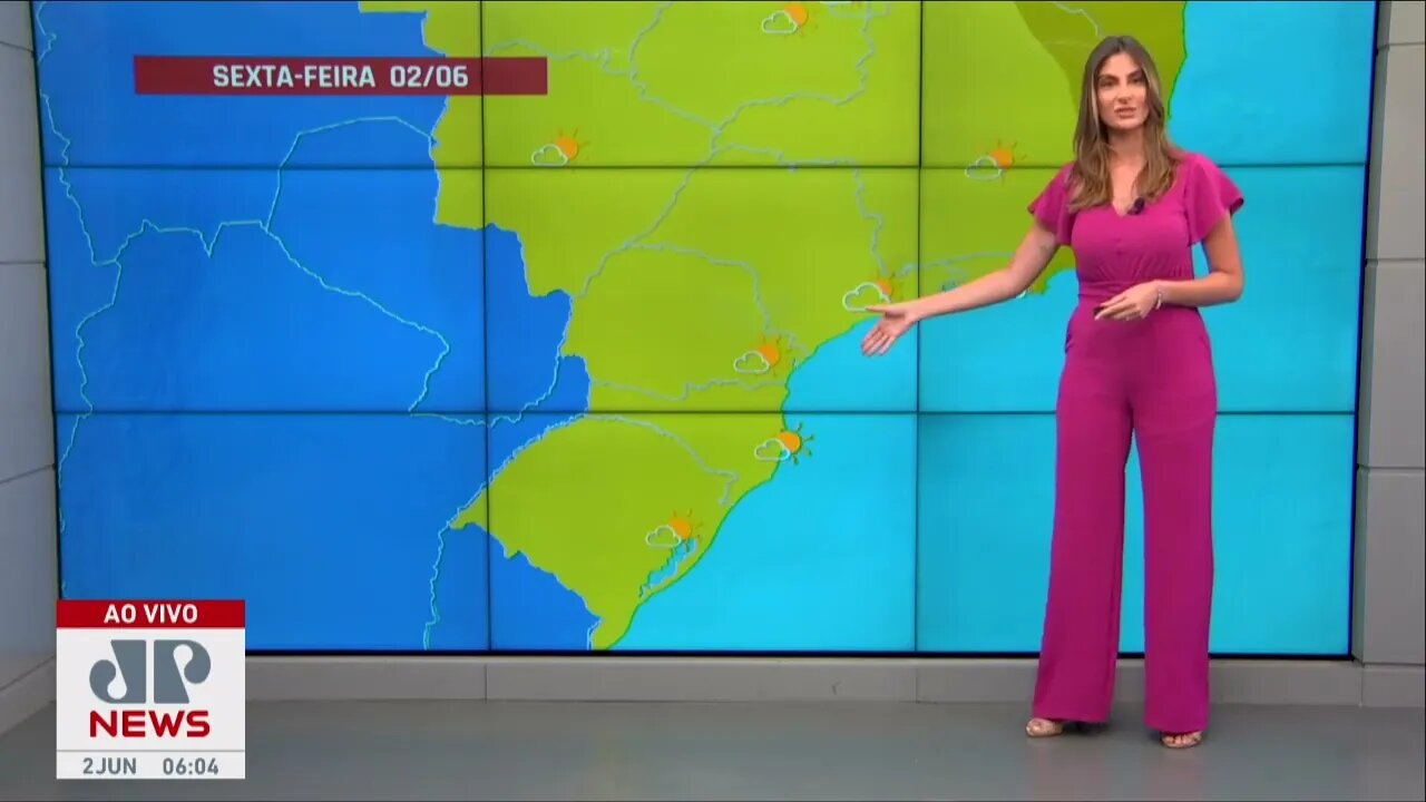 Ar frio e seco predomina sobre Centro-Sul no 1º fim de semana de junho | Previsão do Tempo