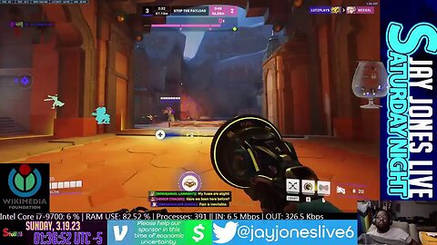 JAY jones live Saturday Night 97-2 | !988 | !LGBTQIAHelp | !RAINN | !wiki | !points | !schedule |…