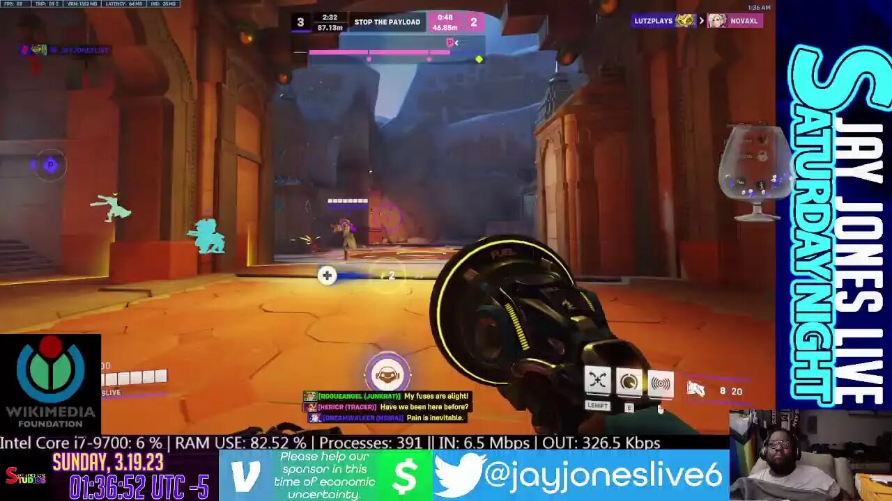 JAY jones live Saturday Night 97-2 | !988 | !LGBTQIAHelp | !RAINN | !wiki | !points | !schedule |…