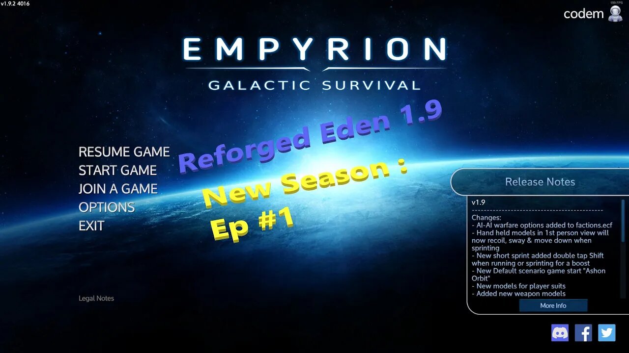 Empyrion 1.9 : Reforged Eden - S3:E1 - Start of a new series with the 1.9 updates.