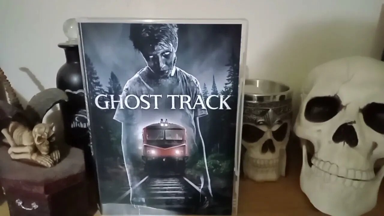 Ghost Track is out now from @Wild Eye Releasing on #DVD Starring Tamara Glynn from Halloween 5 🎃