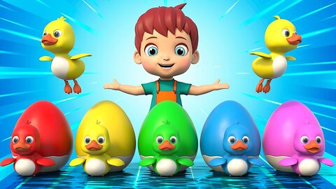 🐤Baby Duck Fly Adventure! Colorful Ducks for Kids!