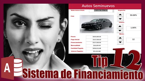 🆕 Sistema de Financiamiento con Access 2019 ✅ Control SpinButton ✅ Tip Access 12