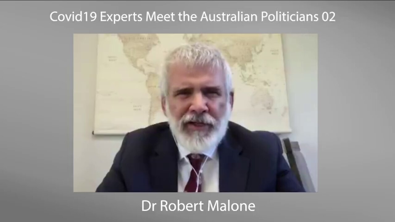 COVID 19 Experts Meet Australian Politicians - Robert Malone MD