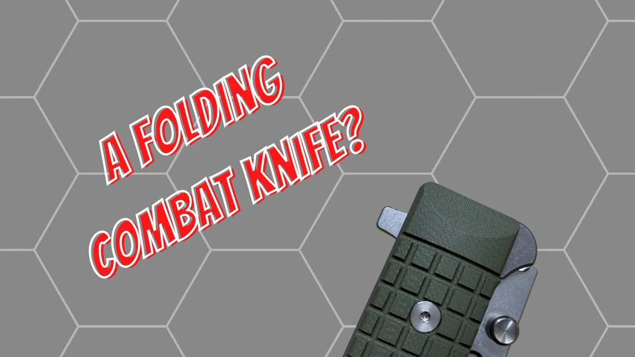 A FOLDING COMBAT KNIFE? | NEVER THOUGHT I'D SAY THAT