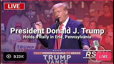 Trump Rally in Erie, Pennsylvania - 09.29.2024