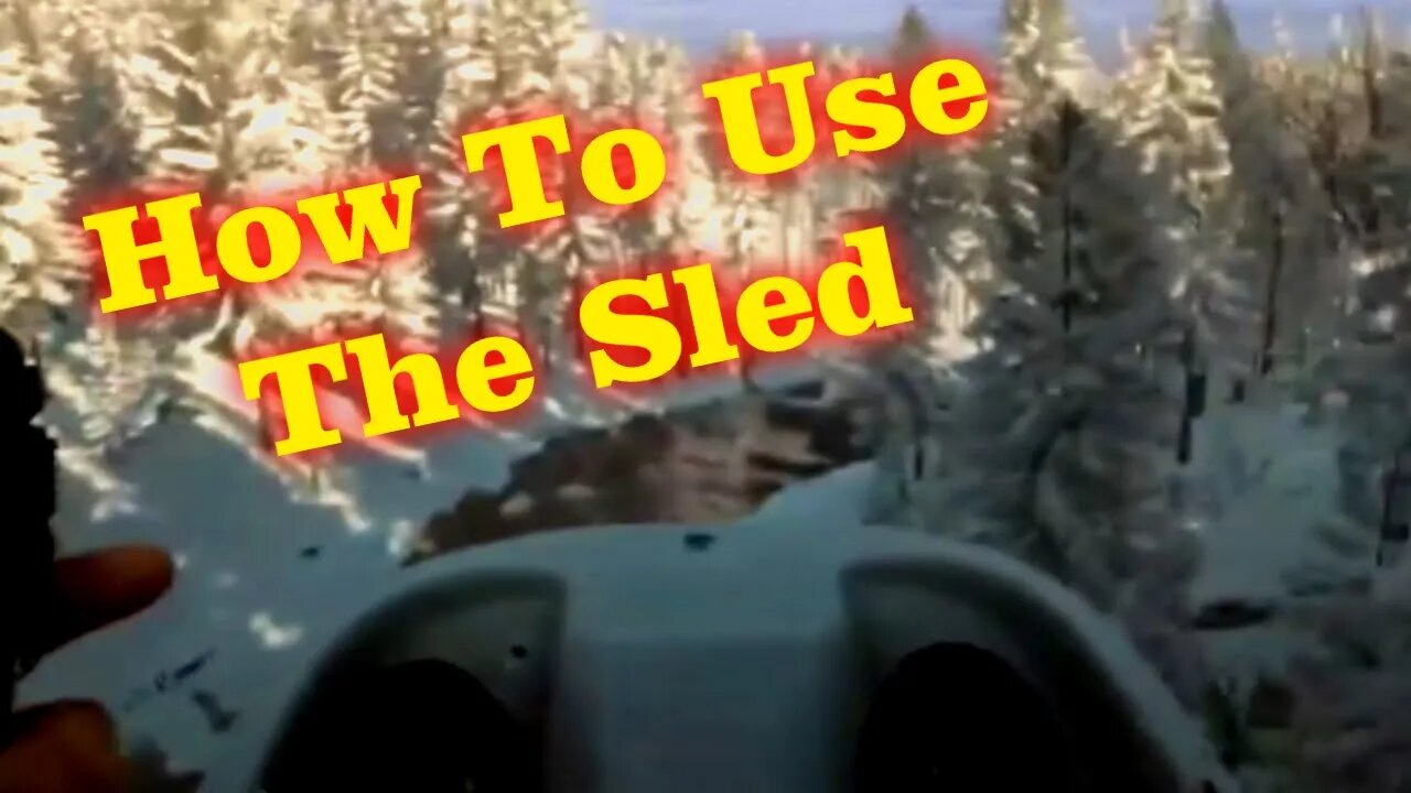 How To Use The Sled - Sons of the Forest