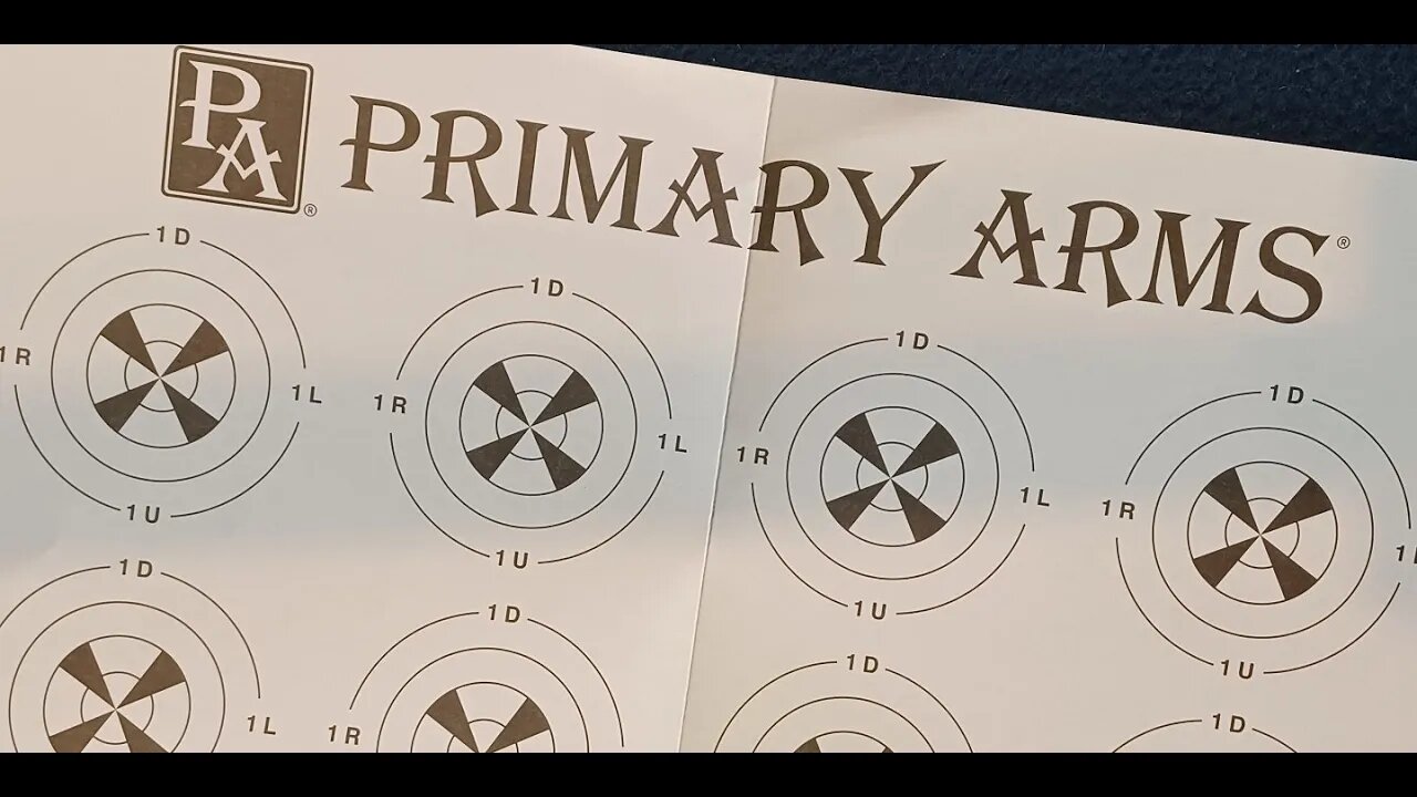 MEDIA REVIEW : PRIMARY ARMS .25 MOA Targets / ACSS Reticle Family / Scope advertising flyer