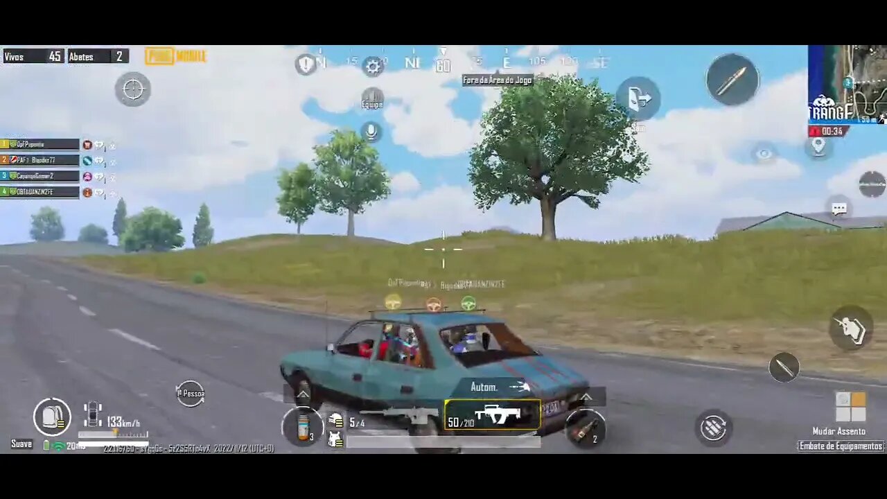 Jogando PUBG Mobile. Lives Gravadas sem cortes.(4)