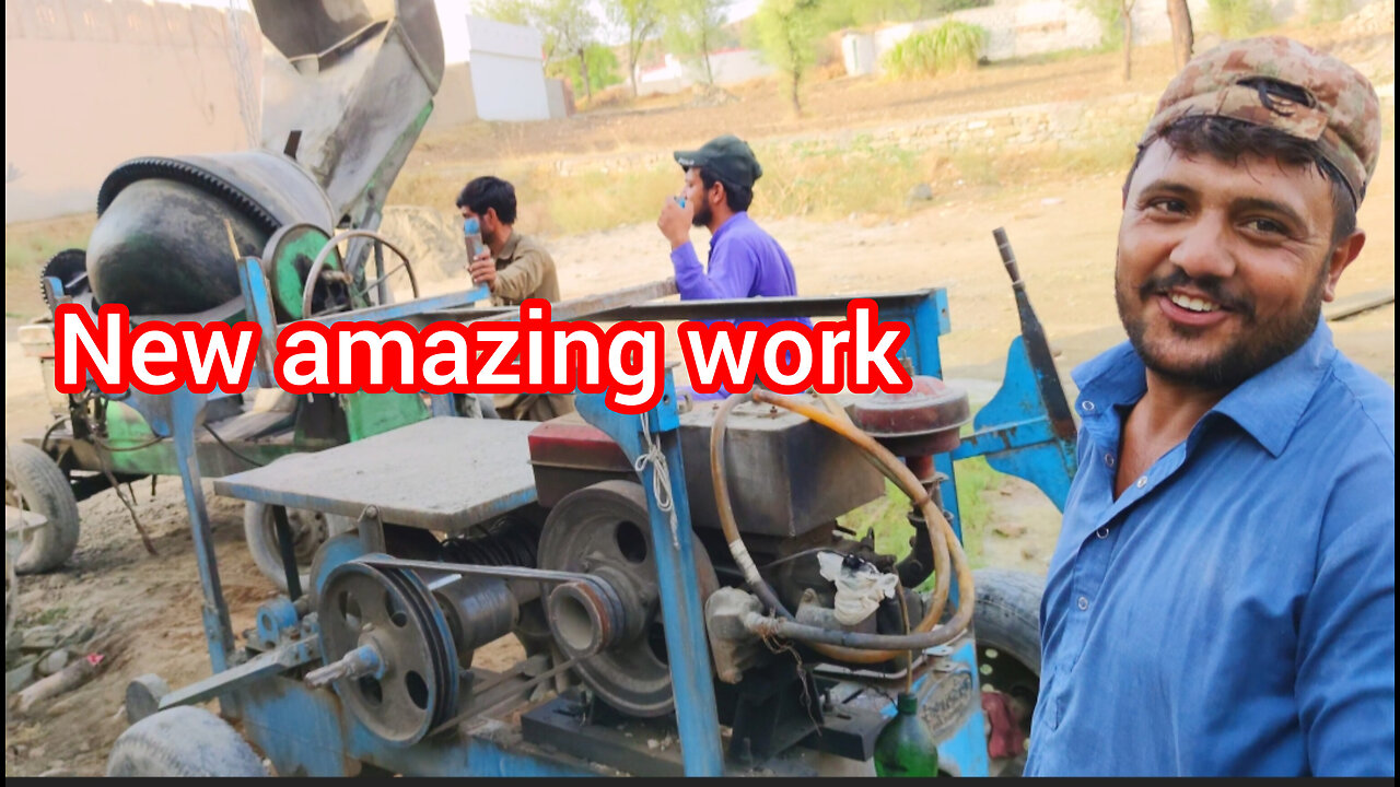 New amazing construction work and Amazing worker