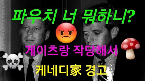 파우치 뭐 하니? 게이츠랑 작당해서 -- 로버트 케네디 Jr 경고