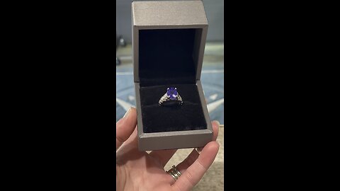 New Tanzanite WG with diamonds