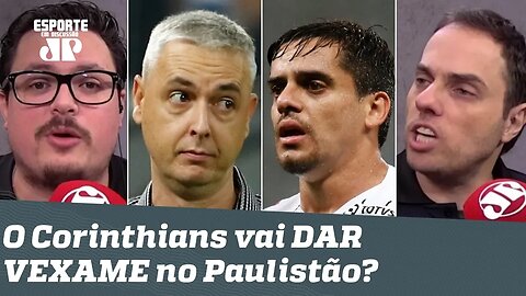 "O Tiago Nunes tá DESESPERADO!" Debate sobre MÁ FASE do Corinthians PEGA FOGO!