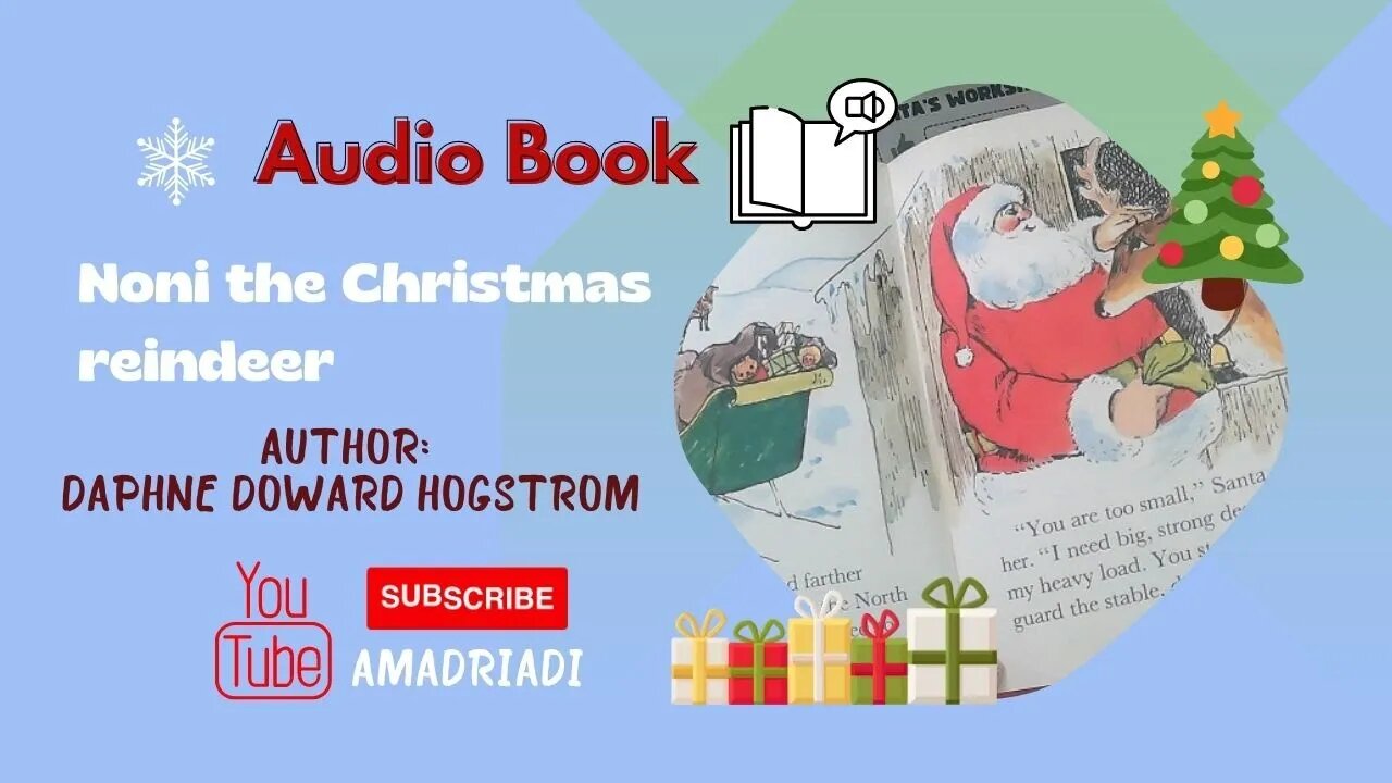 🎅 Noni the Christmas Reindeer ❄ #audiotales #audiobook