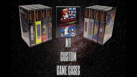 My custom Game case designs