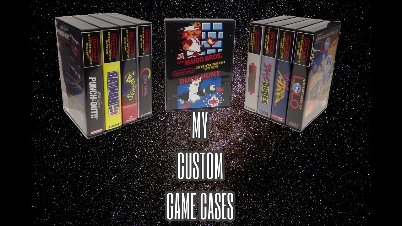 My custom Game case designs