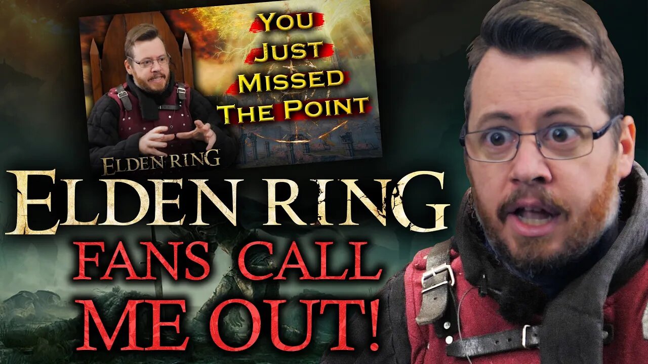 ELDEN RING fans CALL ME OUT! But did they understand what I said? | REPLY to Ziostorm