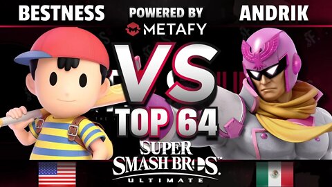 FPS4 Online - BestNess (Ness) vs. RG | Andrik (Captain Falcon) - Smash Ultimate Top 64 Winners