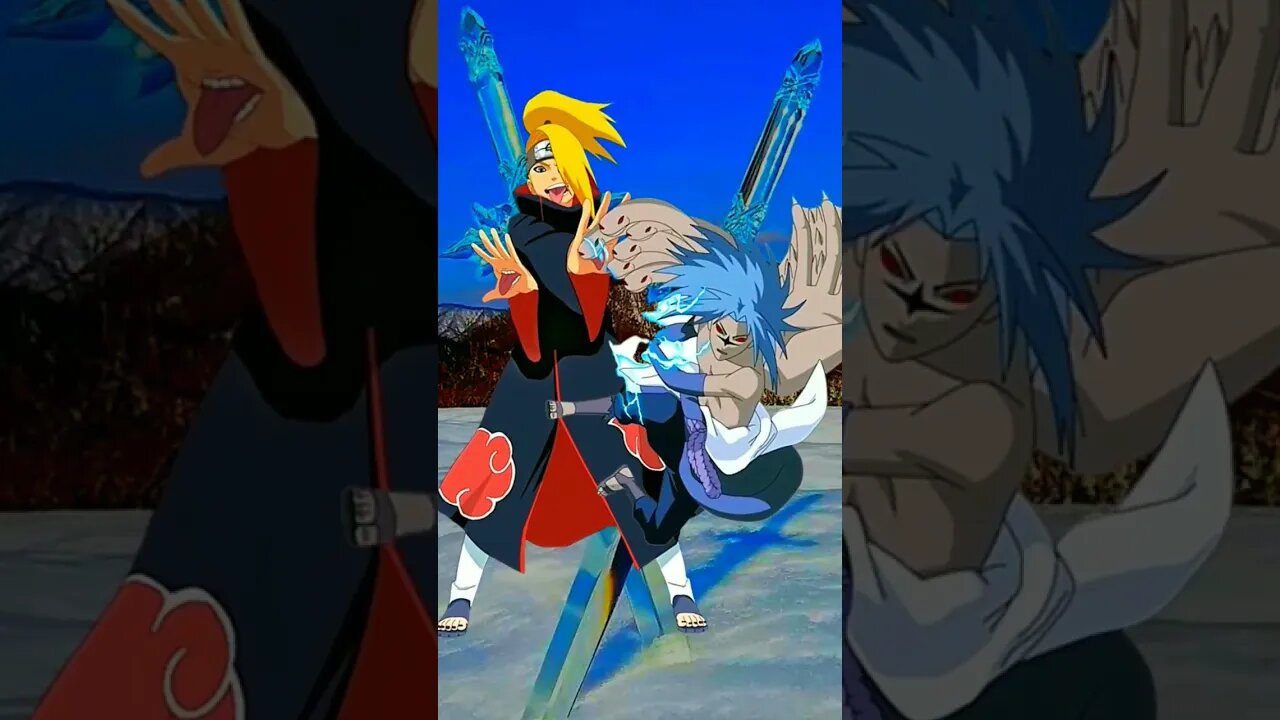 Sasuke VS Deidara - WHO IS STRONGEST??.#shorts