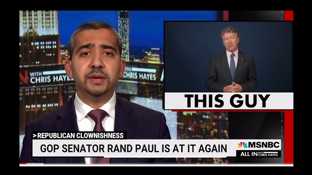 MY REVIEW: MSNBC SEGMENT ON SENATOR RAND PAUL