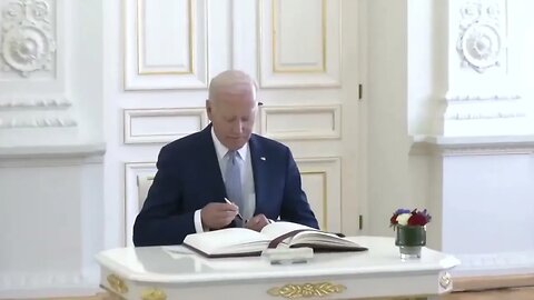 Biden Can't Go Anywhere Without Being Told Where To Go, What To Do: "Signature? Just The Signature?"