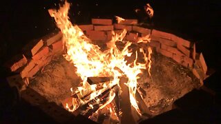 Slow mo campfire