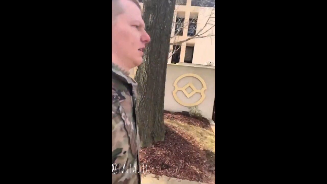 A US soldier sets himself on fire outside the Israeli embassy in the US in Washington, D.C.