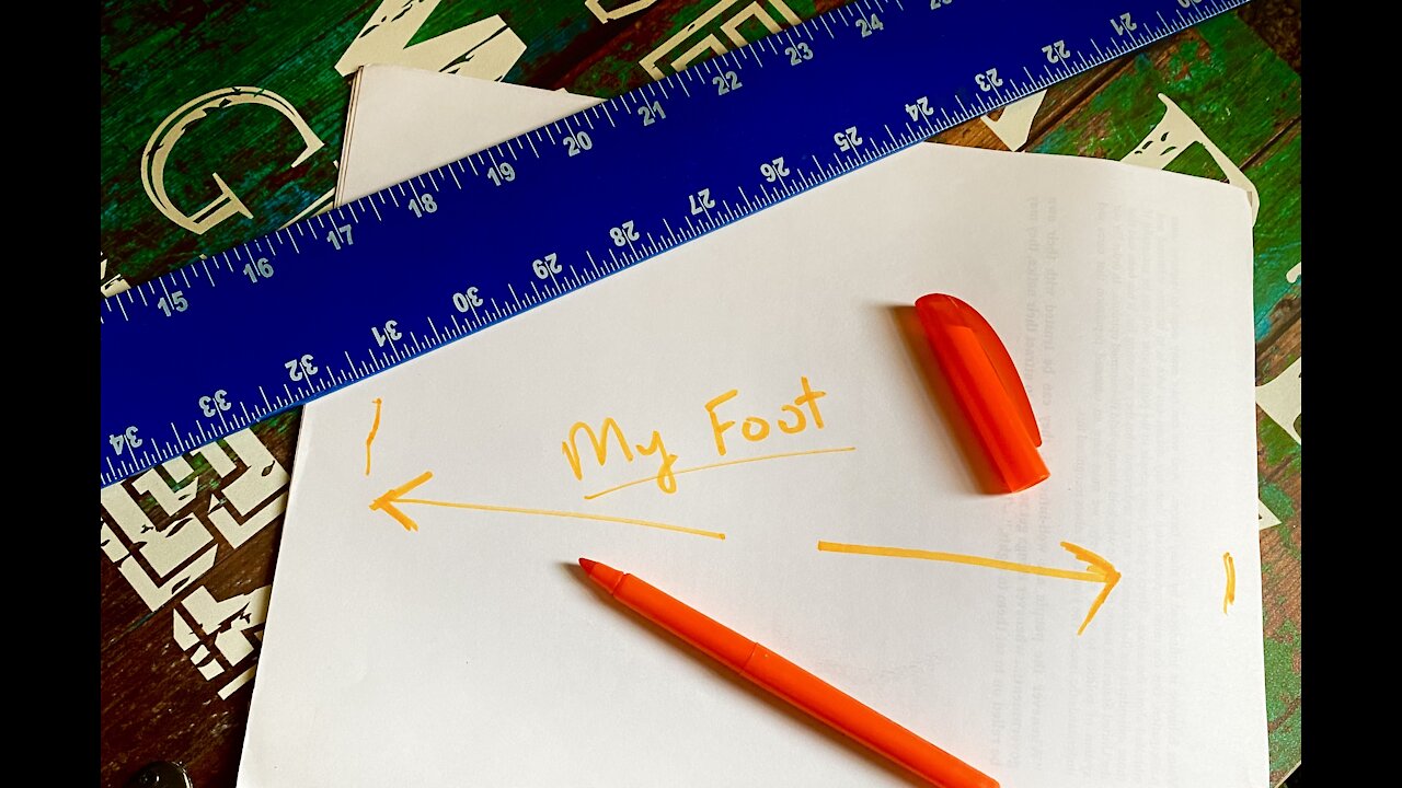 foot measurement, easy!