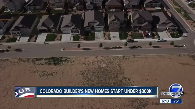 Colorado builder's new homes start under $300K