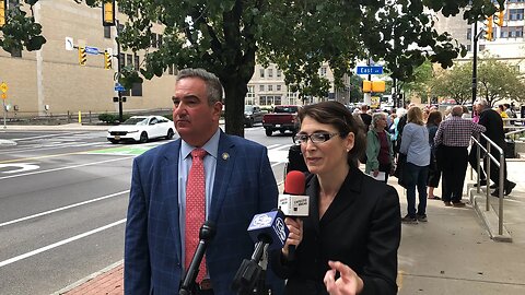 Press Conference Internment Camp appellate hearing Bobby Anne Cox & Senator Borrello Sept 13 2023