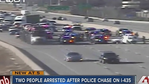 2 in custody after JoCo police chase