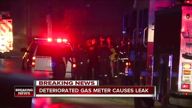 Deteriorated gas meter causes gas leak, neighborhood evacuations on city's west side