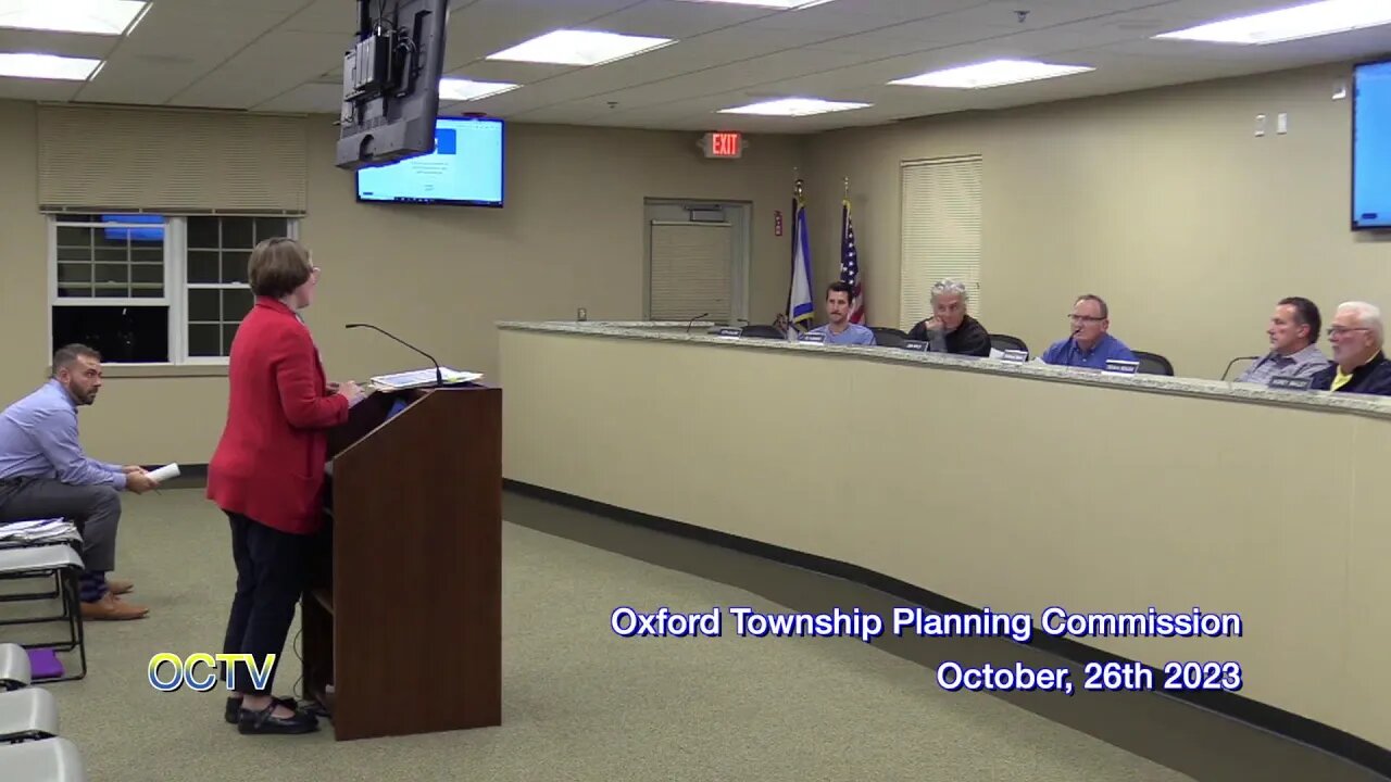 Oxford Township Planning Commision 10/26/23