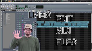 Edit Midi Files - LMMS Linux MultiMedia Studio