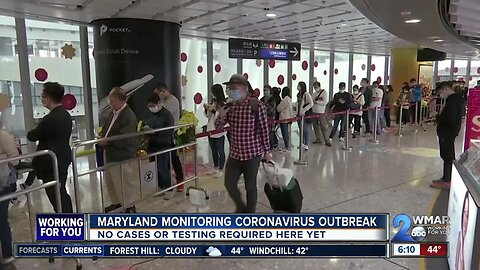 Maryland monitoring for coronavirus outbreak