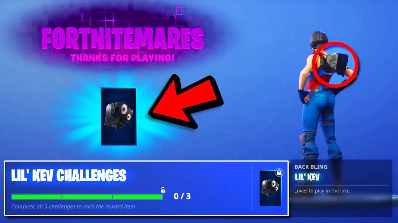 *NEW* HOW TO GET "LIL KEV" BACK BLING For FREE in Fortnite! *NEW* FREE LIL' KEV BACK BLING UNLOCKED!