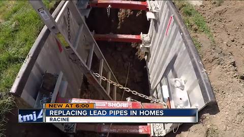 Hundreds of Racine residents to have lead pipes removed for free