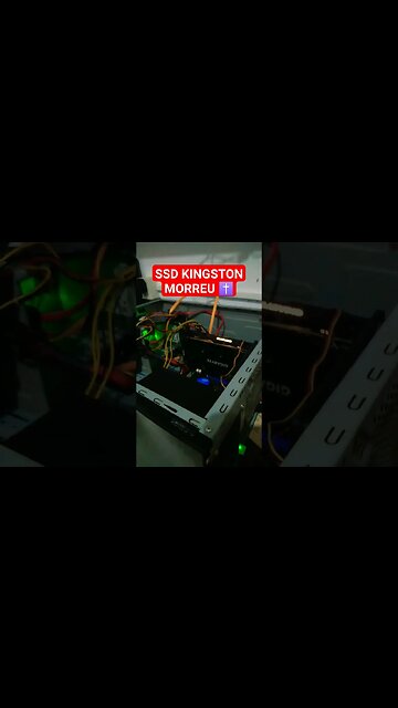 SSD Kingston 480gb morreu 😭✝️