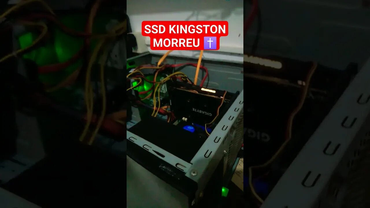 SSD Kingston 480gb morreu 😭✝️