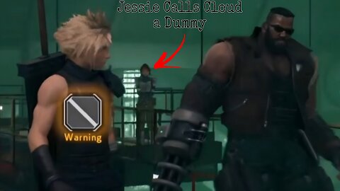 Jessie Calls Cloud a dummy final fantasy 7 remake