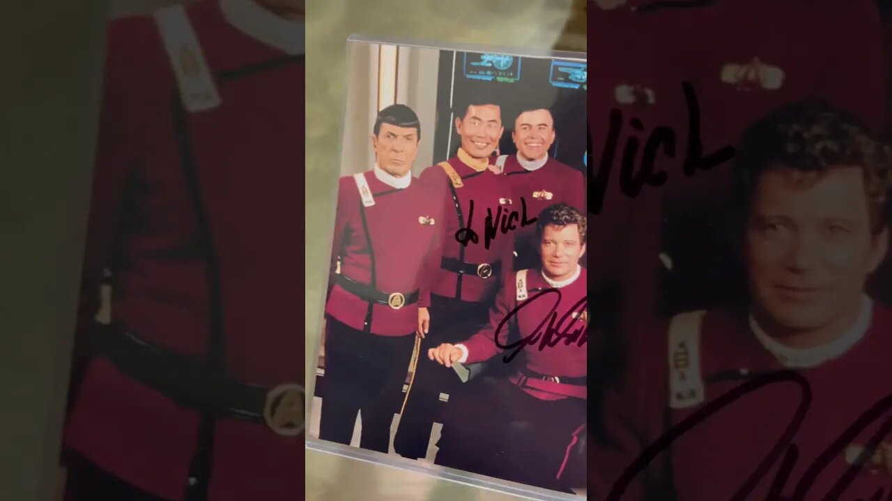 William Shatner Signature Star Trek #startrek #enterprise #williamshatner