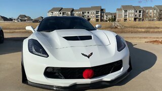 Tulsa Auto Wraps | White Glove Auto | White Corvette