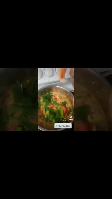 Thai food- Tom Yum Soup #thailand #thaifood