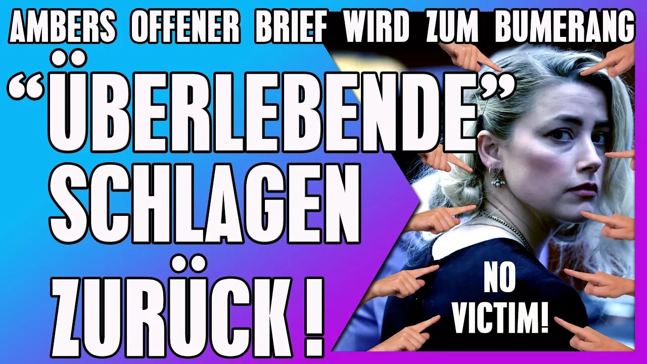 Offener Brief fliegt Amber Heard um die Ohren - Ihr eigener PR-Move wird zum knallharten Bumerang